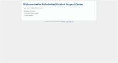 Desktop Screenshot of consumerservicerefurbish.com